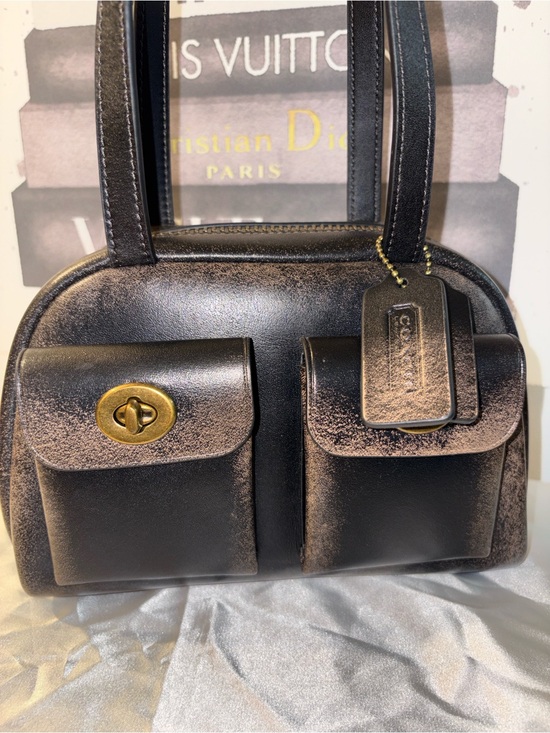 Coach Handbags - Coach Loved Leather Twin Turnlock 20